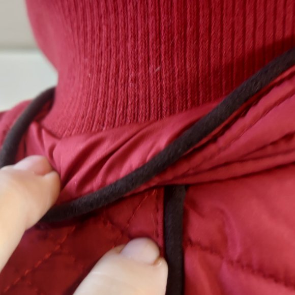 NWT G.H.Bass Womens Red Quilted Outdoors Vest Small - Picture 5 of 14